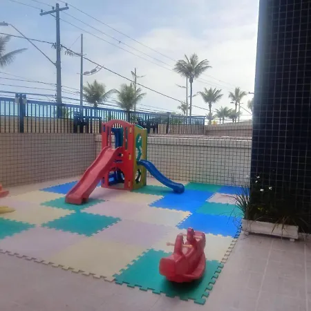 Alto Padrao Com 94 Mtrs - Frente Mar - Sacada Com Vista Mar Apartment Praia Grande  Exterior photo