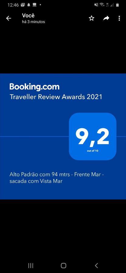 Alto Padrao Com 94 Mtrs - Frente Mar - Sacada Com Vista Mar Apartment